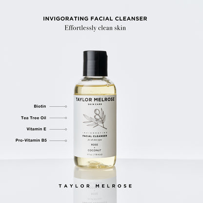 3.3 fl oz ℮ Taylor Melrose® Mediterranean Radiance invigorating facial cleanser