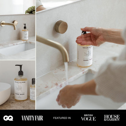 Taylor Melrose Hydrating Hand Wash 16.9 oz - Vegan Foaming Hand Soap Dispenser with Vitamin B5 Coconut & Rose Aroma, Lemon Oil Paraben-Free, Cruelty-Free, Moisturizing with Aloe Vera & Shea Butter Taylor Melrose ®
