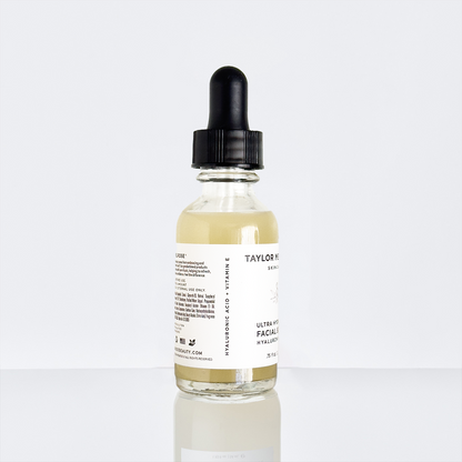 1 oz.℮ Taylor Melrose® Ultra Hydrating Facial Serum | Hyaluronic Acid (Clear Bottle)